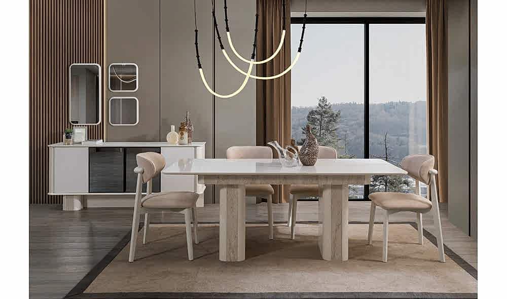 Mira · Yemek Odası Takımı %100 MDF