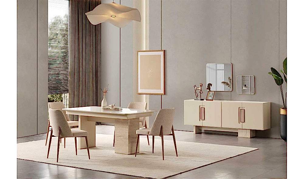 Akkor · Yemek Odası Takımı %100 MDF