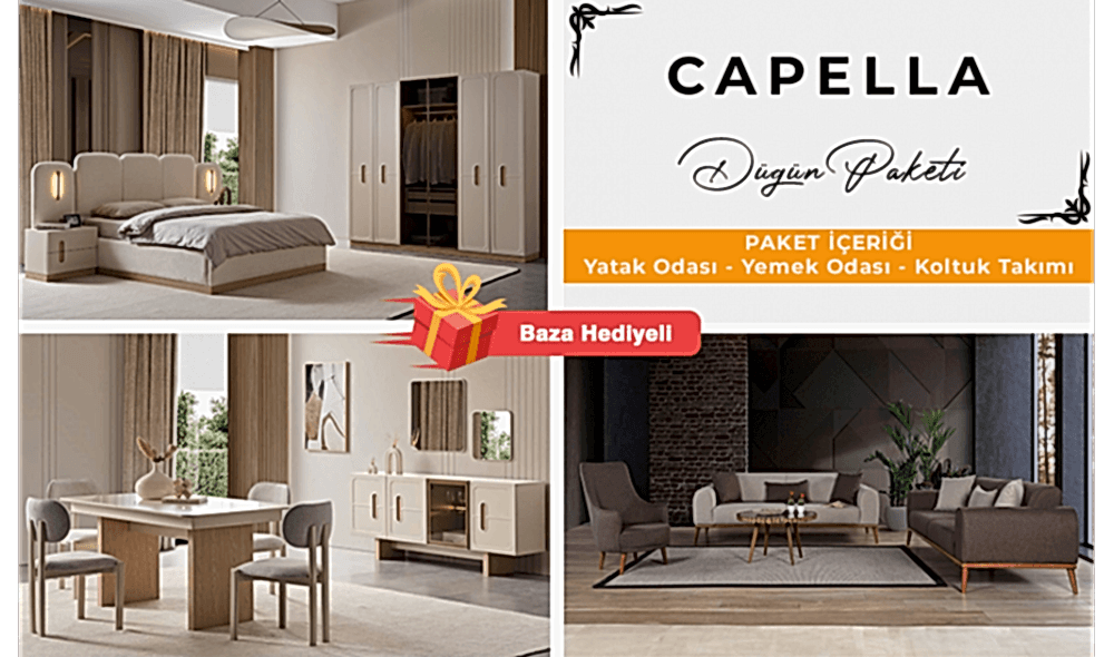 Capella · Düğün Paketi %100 MDF