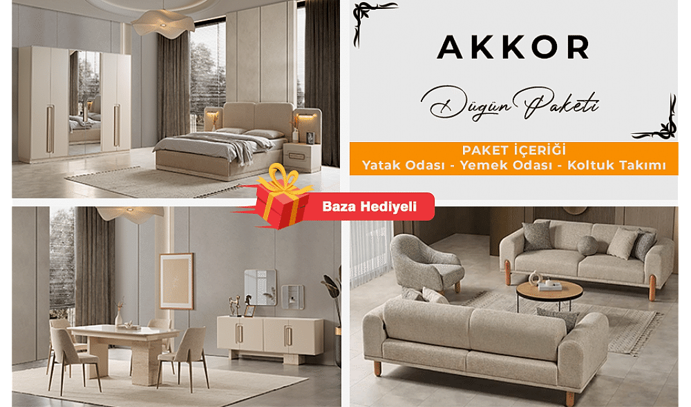 Akkor · Düğün Paketi %100 MDF
