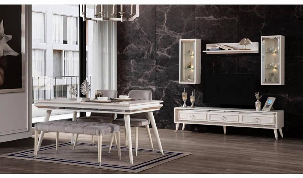 Elegant Beyaz · Yemek Odası Takımı