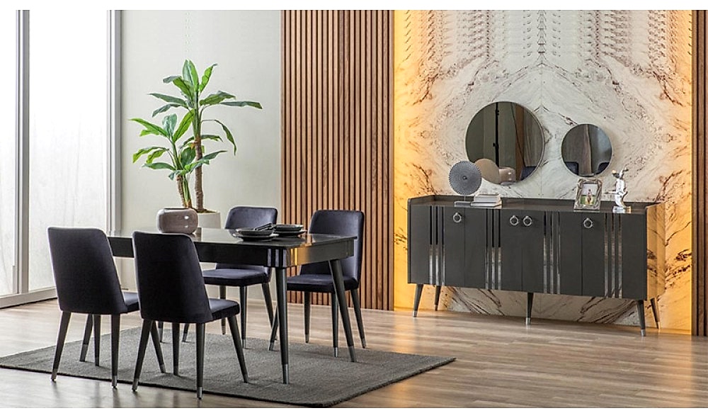 Lotus Siyah · Yemek Odası Takımı